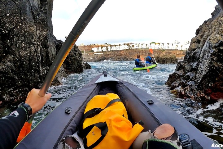 group of people kayaking