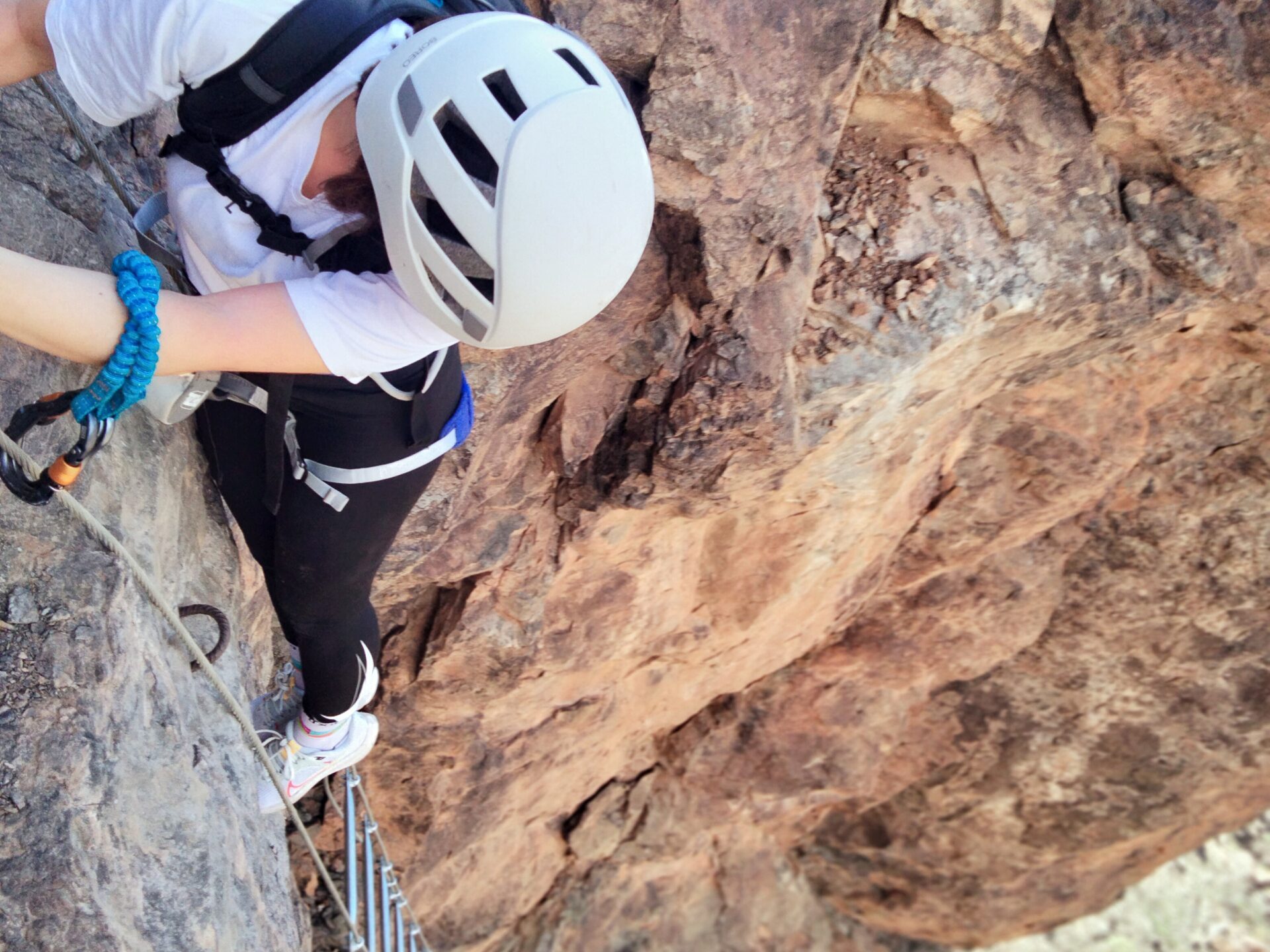 a man standing on a rock